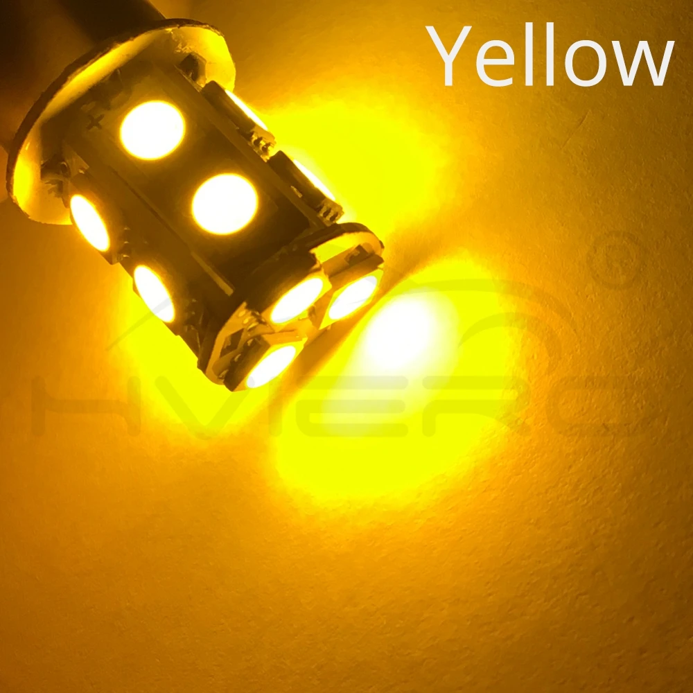 1156 BA15S 1157 BAY15D P21W BA15D 13Led 5050 Автомобильные светодиодные поворотные парковочные сигнальные огни, тормозные задние лампы, автомобильные задние лампы заднего хода, DC 12 В