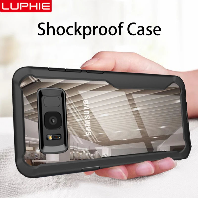 Противоударный чехол для Samsung Galaxy S9 S8 Plus Note 8 9 прозрачный из ТПУ A8 A6 2018 защитный |