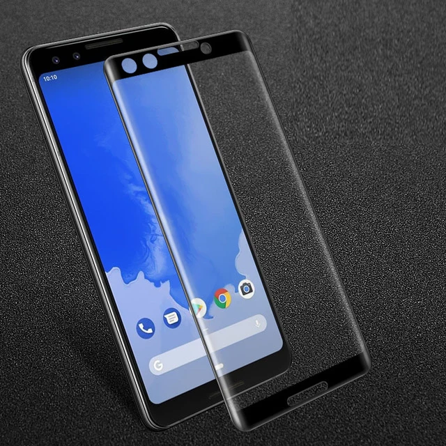 3D закаленное стекло для Google Pixel 3 Полное покрытие экрана Взрывозащищенная