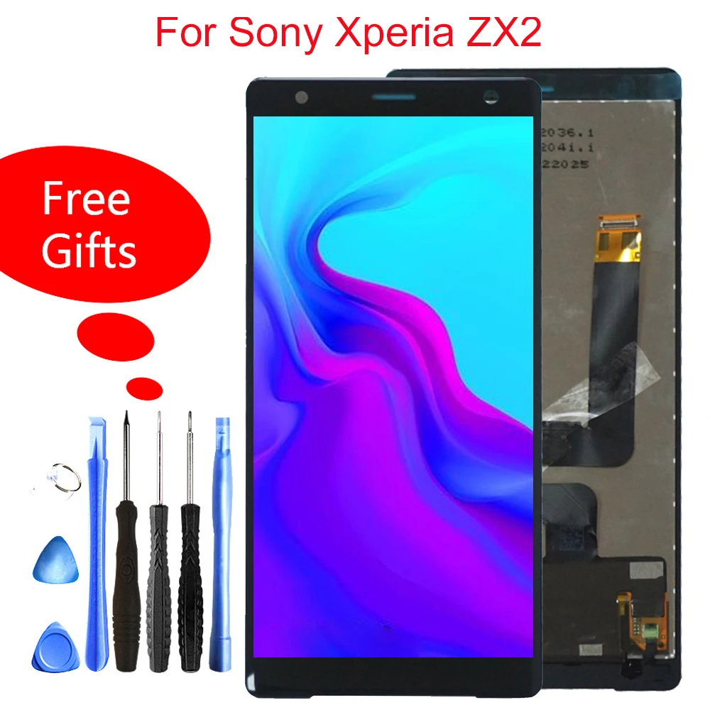 Качественный 5 7 &quotЖК-дисплей для Sony Xperia XZ2 ЖК-дисплей сенсорный экран дигитайзер