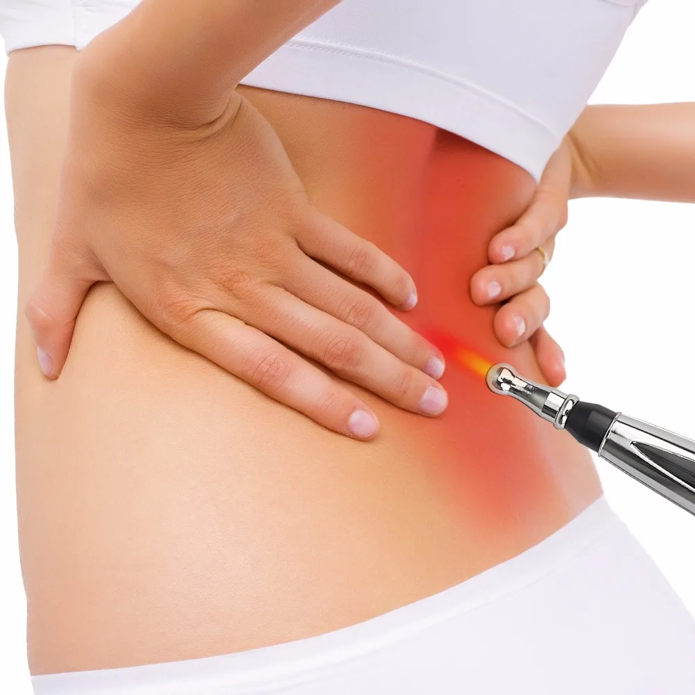 Меридиан энергии иглоукалывание ручка Лазерная электронный импульс