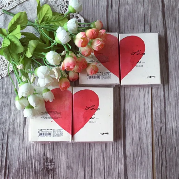 

1pcs/lot 96*68mm New Romantic Heart Notepad Memo sticky note pad point marker