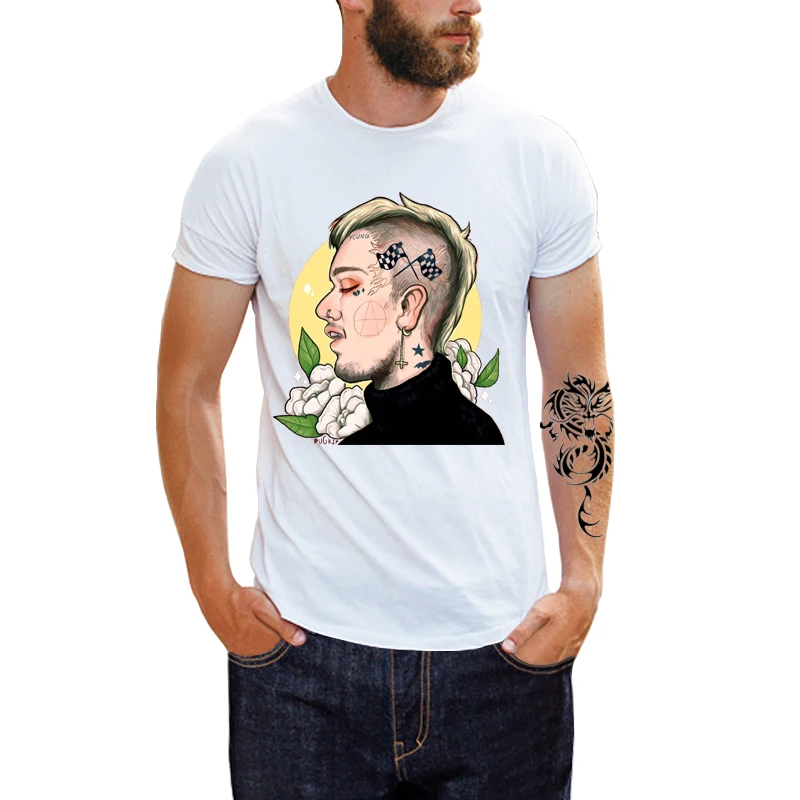 Lil Peep harajuku футболка с принтом летняя короткими рукавами для мужчин панк рок хип