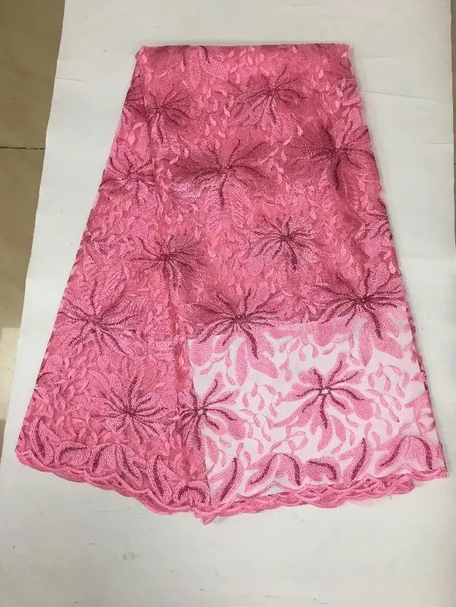 wholesale cheap price blue african french lace with sequins mesh fabric 2018 for party | Дом и сад