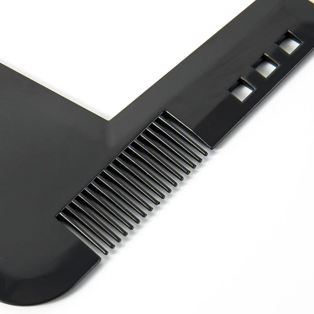 Beard Straightening Comb Shaping Tool Hair Trim Shaper Template Guide for Shaving or Stencil Brush | Красота и здоровье