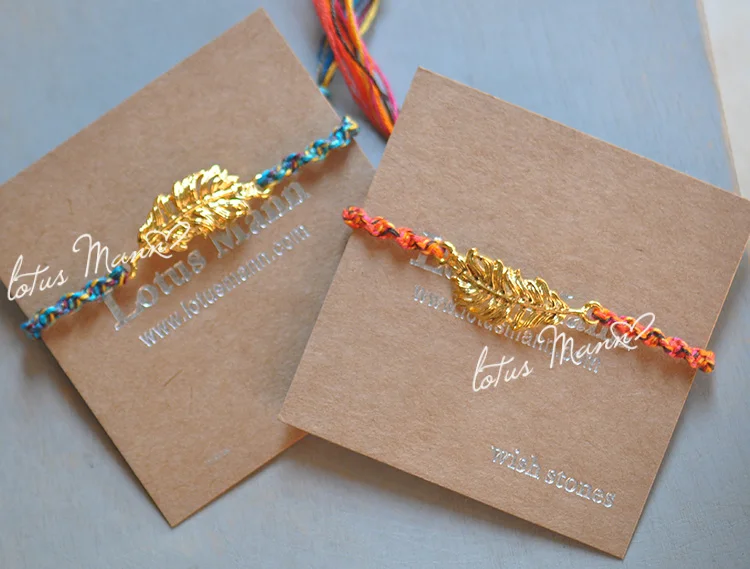 

Lotus mann 6 colors rope Wing bracelet