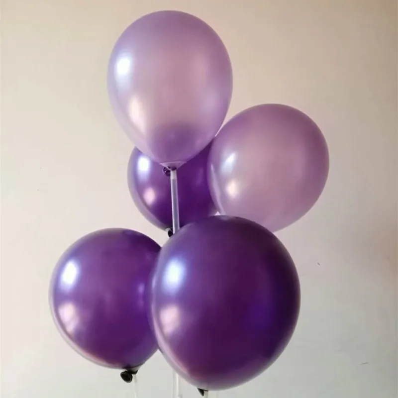 Baloons фиолетовый 50 шт./lot12 дюймов 3 2 г латексные легкие фиолетовые воздушные шары
