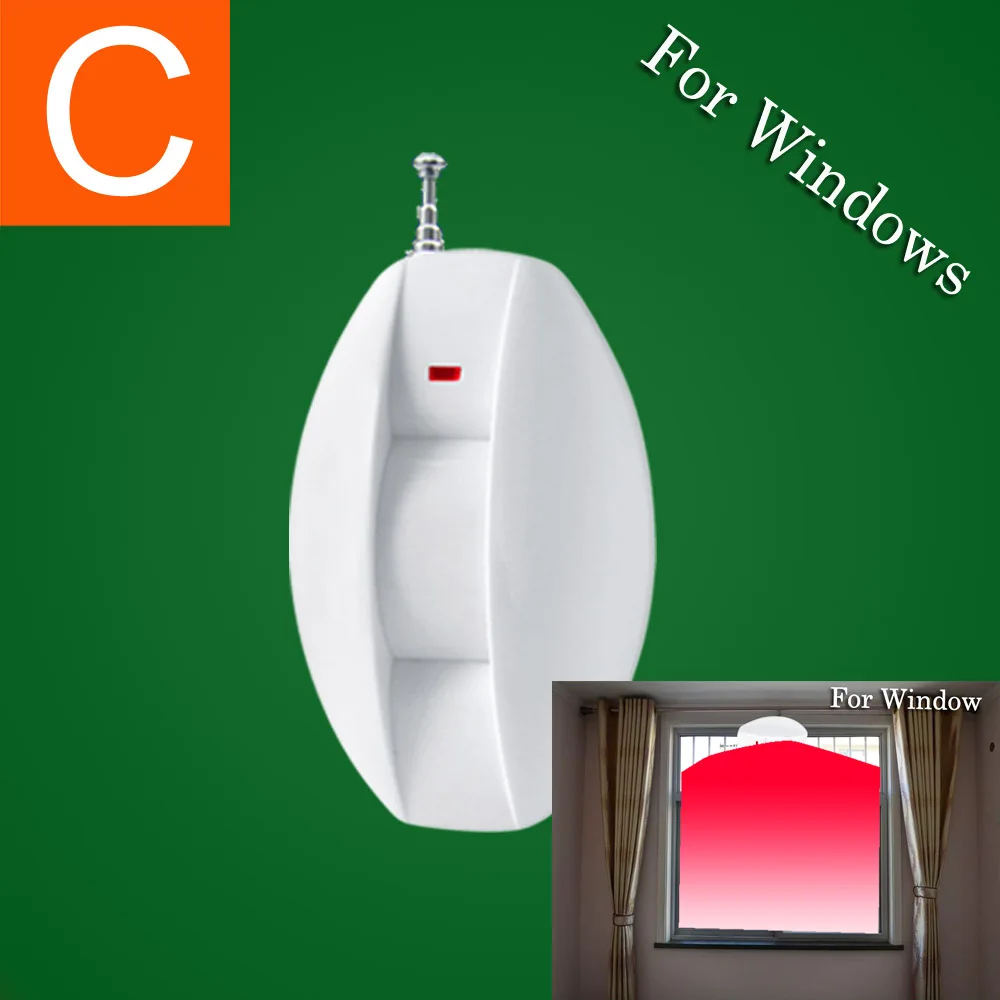 Лидер продаж беспроводной детектор движения 433 МГц инфракрасный датчик PIR окон