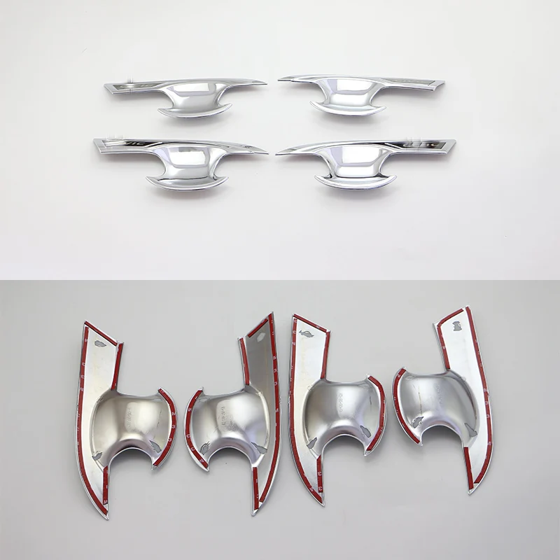 Авто Стайлинг ABS Серебряный Внешний аксессуары Дверная ручка чаша крышка для HONDA