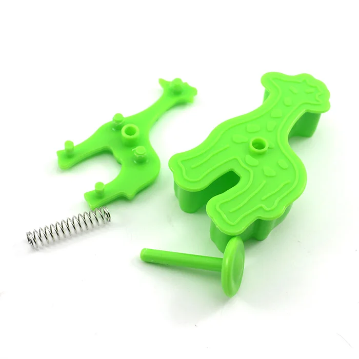 T-Ting DIY 3D Printed Lovely Giraffe Shape Cookies Cake Chocolate Decoration Mold Baking Mould Green Color | Дом и сад