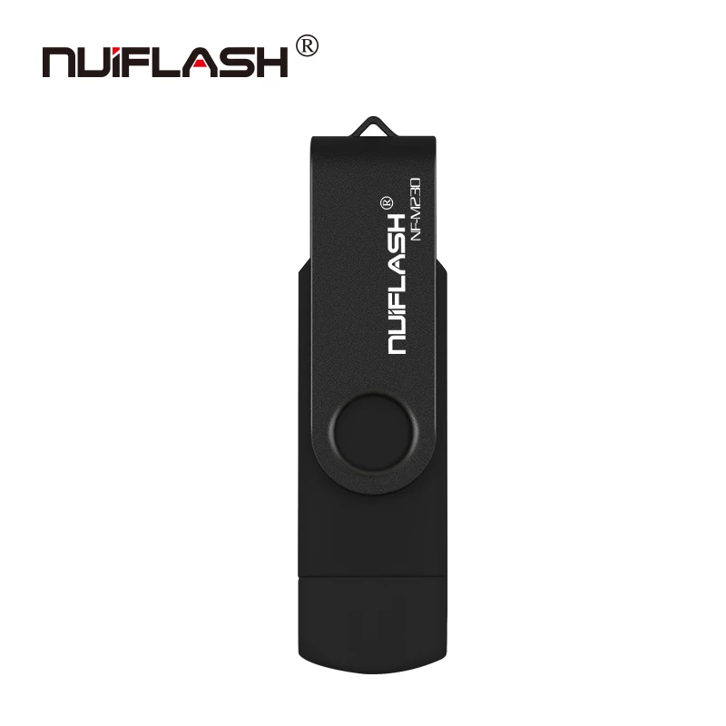 black Лучшая OTG USB флеш-накопитель cle usb 2,0 32G флеш-накопитель двойное применение Micro USB 16G 32G 128G запоминающие устройства диск на ключ - Цвет: black