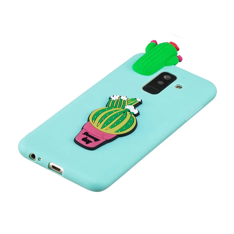 3D единорога панда кактус мягкий чехол для samsung A10 A20 A20E A30 A40 A50 A70 A10S A20S A30S A50S A51 A71 A6 A8 J4 J6 плюс A7