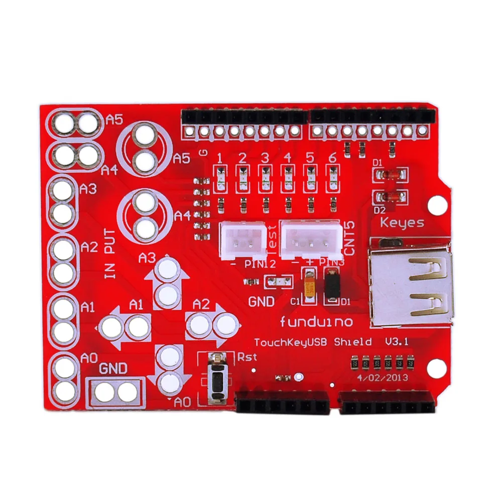 KEYES сенсорный ключ USB щит для arduino/аналоговая сенсорная клавиатура | Компьютеры и