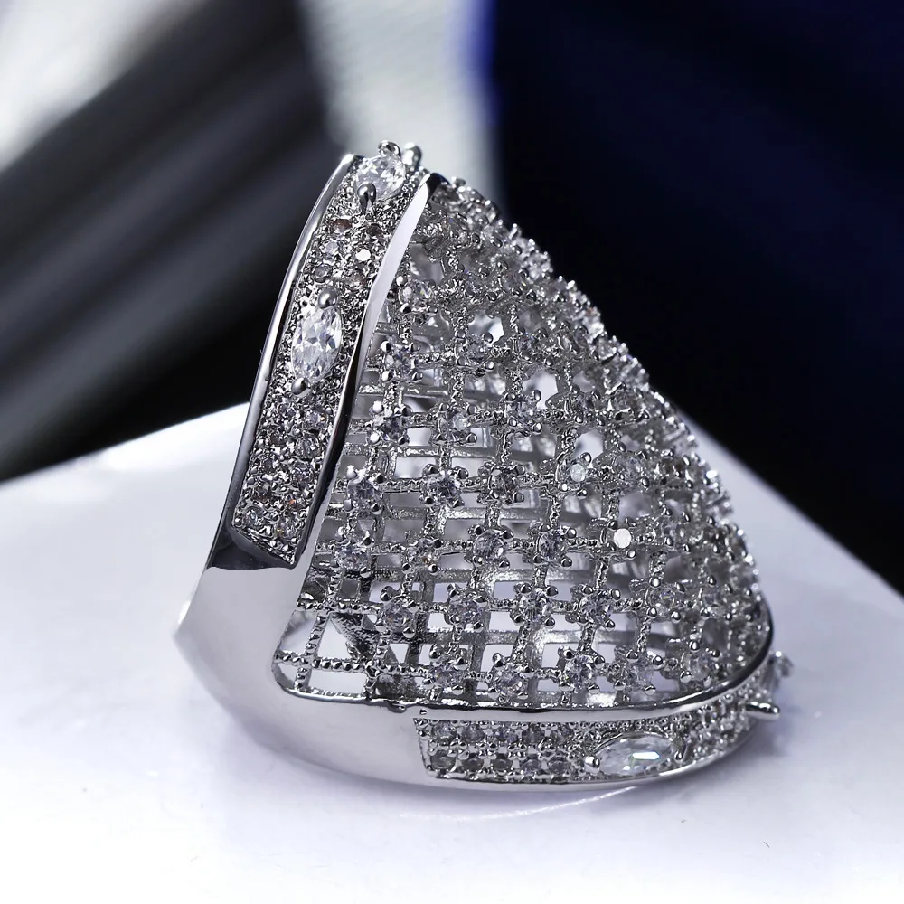 Удивительный Большой стиль Jewellery Прекрасный полые дизайн уникальные свадебные