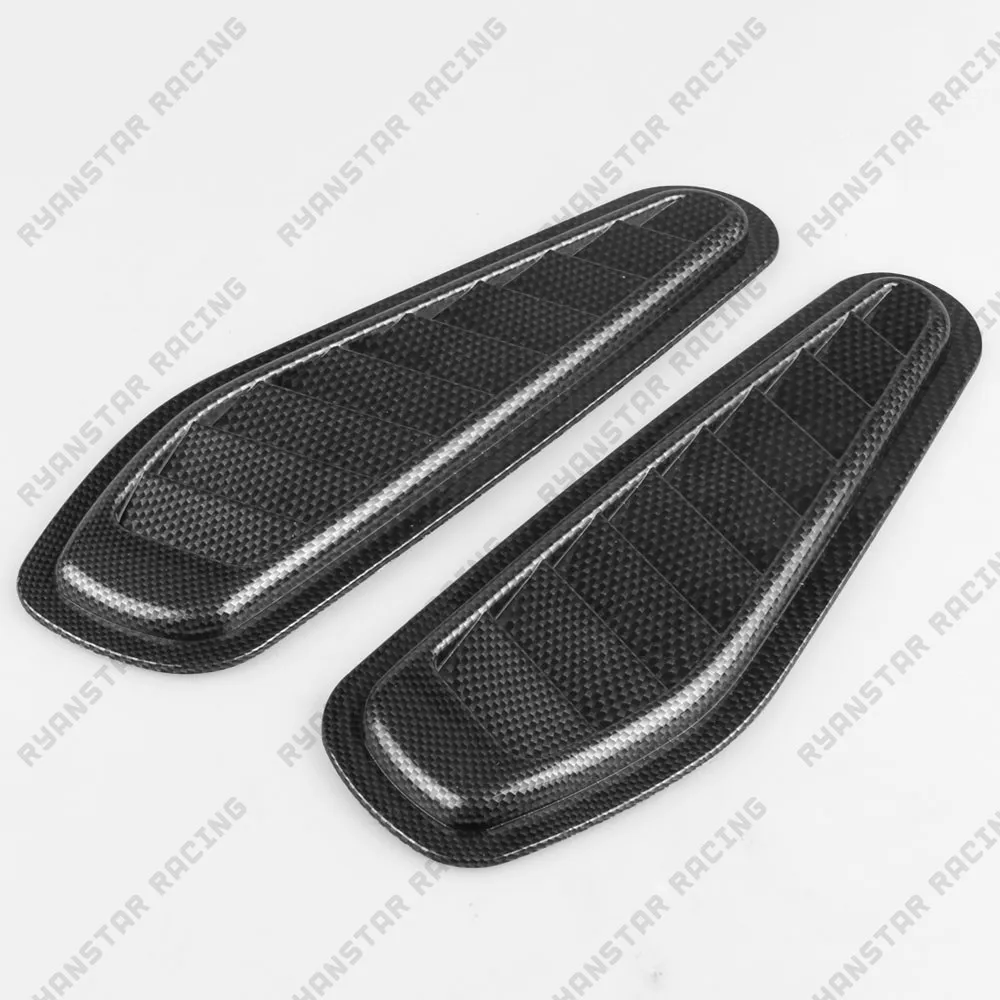 Авто Декоративные поток воздуха впуска Совок Turbo Бонне Vent кожух для Fender 1 пара