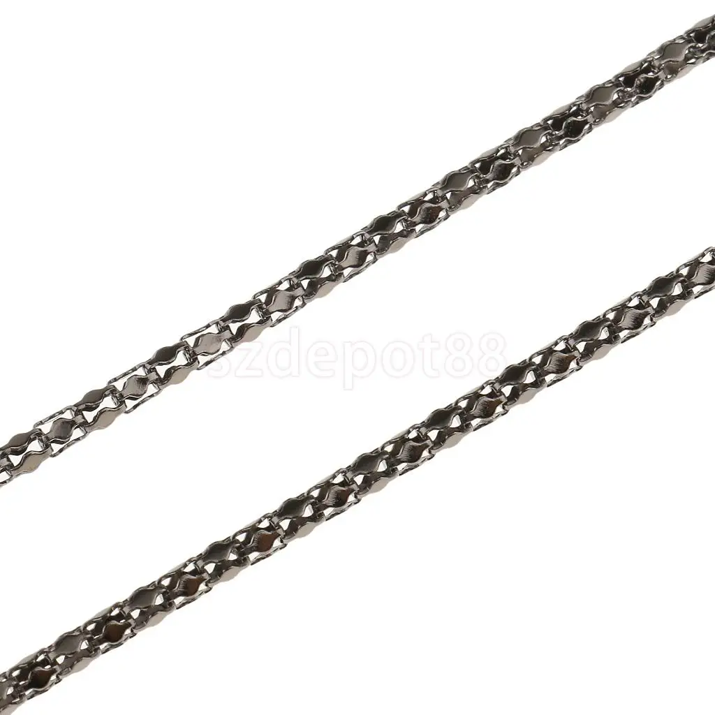 Лот 5 шт Металлические очки шнур на шею цепь очки для чтения солнечные очки держатель шнурок для ожерелья-Золотой Серый Белый Черный