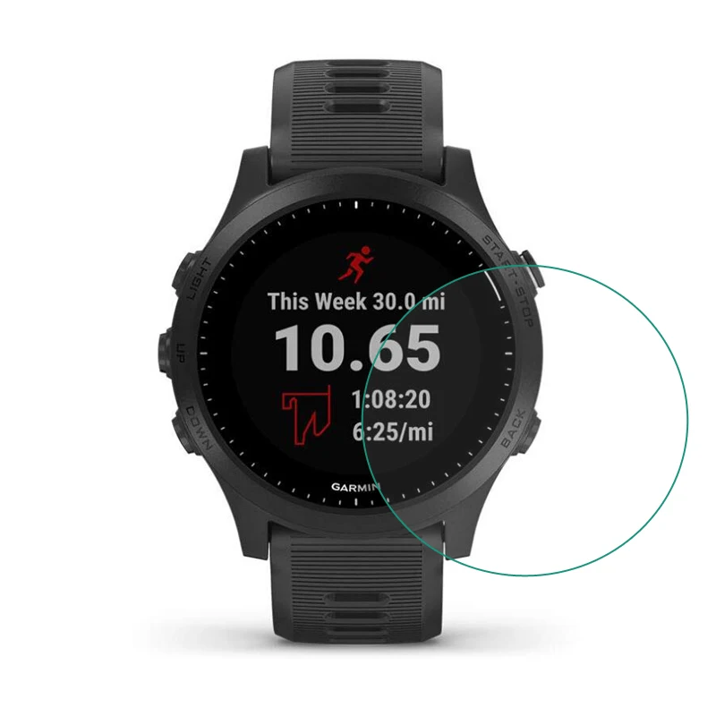 Ультрапрозрачная защитная пленка из закаленного стекла для часов Garmin Forerunner