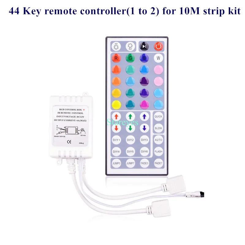 1 комплект 5 м 10 SMD 3528 Светодиодный 2835 светодиодная RGB Светодиодная лента для