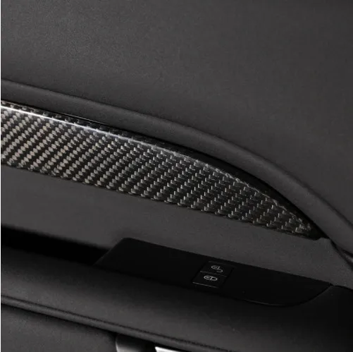 

Real Carbon Fiber Car Interior Door Decoration Protector Strips Trim For Land Rover Discovery 5 LR5 17-18 Car Accessories 4pcs