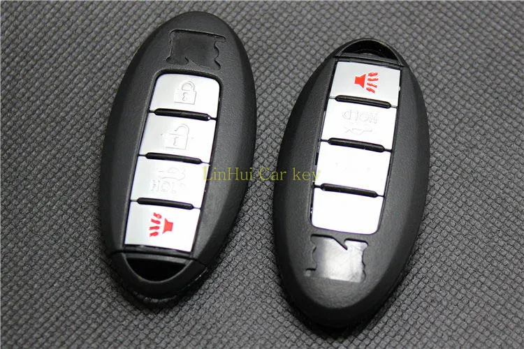 PINECONE для NISSAN TEANA GTR SYLPHY TIIDA QASHQAI MORANO дистанционный ключ 4 кнопки Тип B ключ оболочки с пустым лезвием ключа 1 шт