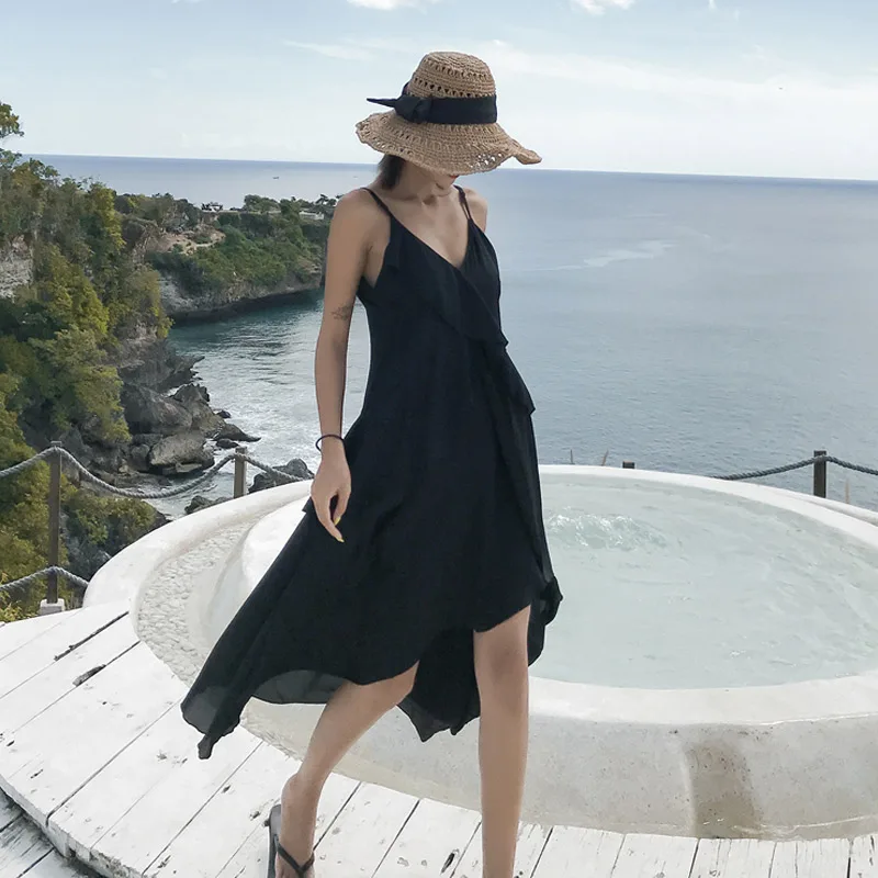 Летнее женское платье 2019 сексуальное облегающее элегантное Boho Maxi с низким