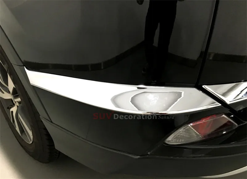 Для TOYOTA RAV4 ABS хромированный задний бампер угловая накладка покрышка 2 шт