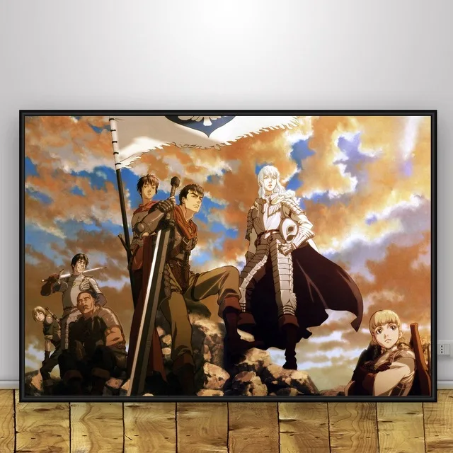 XJNN1662-10 Hd Печатный современный холст модный 1 шт. Berserk аниме плакат украшение дома Картина Настенная картина спальня модульная рамка - Цвет: XJNN1662-10