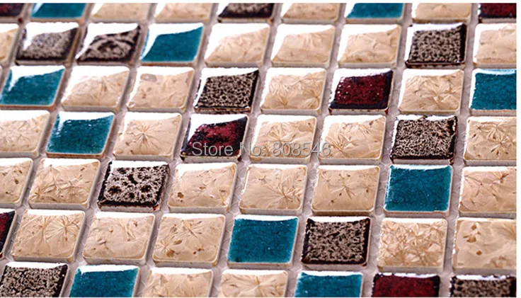 Polished porcelain wall tiles mosaic MD-CR01 blue ceramic backsplash bathroom floor | Обустройство дома