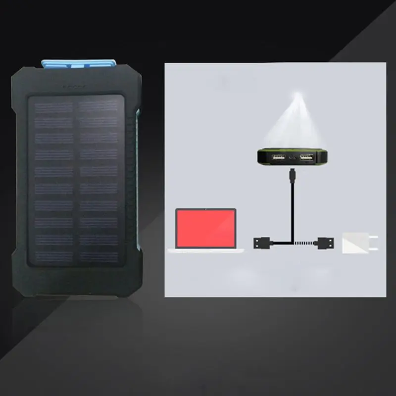 СВЕТОДИОДНЫЕ двойные USB порты чехол для портативного зарядного устройства с