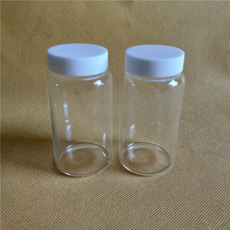 

100ml из высокачественного боросиликатного ясная стеклянная бутылка для образцов 50 мл винт стеклянный флакон для реактивов 50 мл высокое боро...