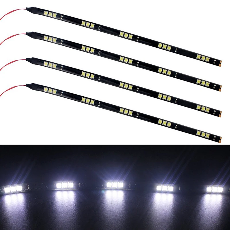 Гибкая Водонепроницаемая светодиодная лента 30 см 5050 12/15SMD 12 В постоянного тока 10