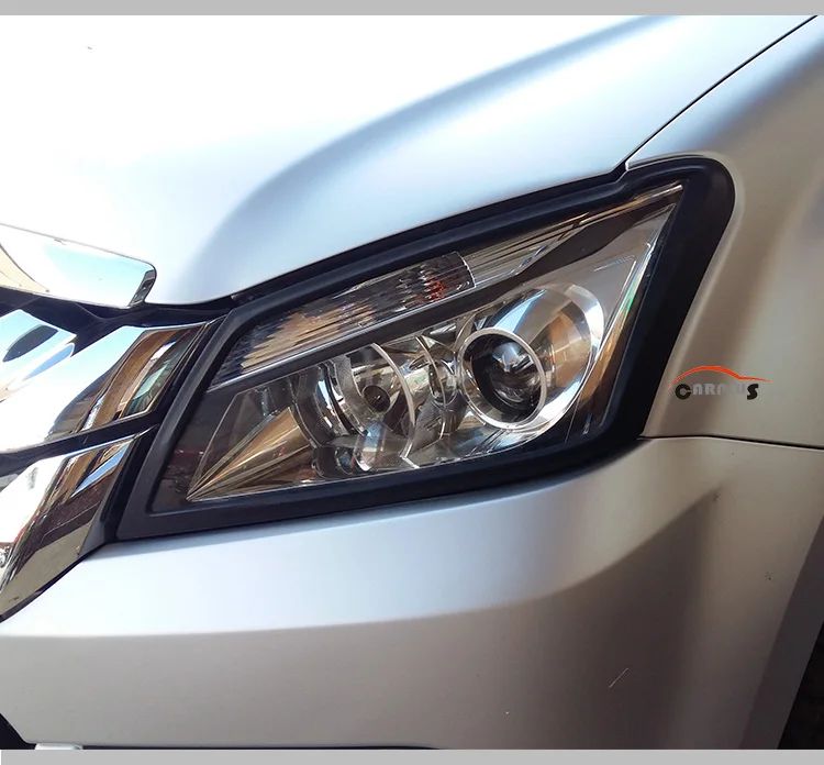 Бесплатная доставка Высококачественная крышка лампы ABS для isuzu mu x light черная масляного бака аксессуары