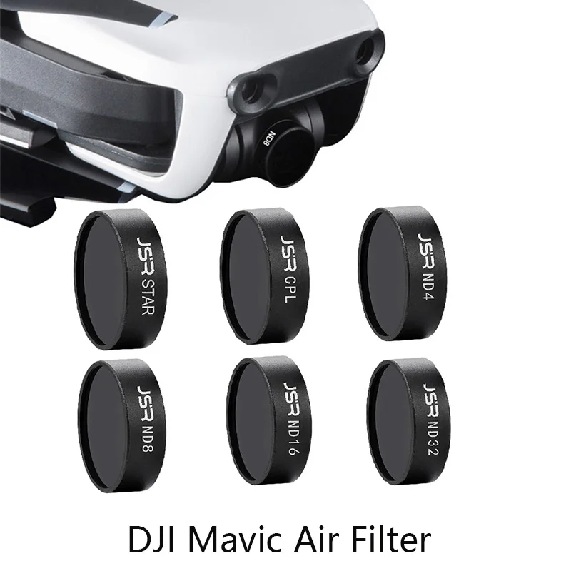 6 в 1 CPL ND4 ND8 ND16 ND32 Star 6X Комплект фильтров для объектива DJI Mavic Air Drone камера круговой