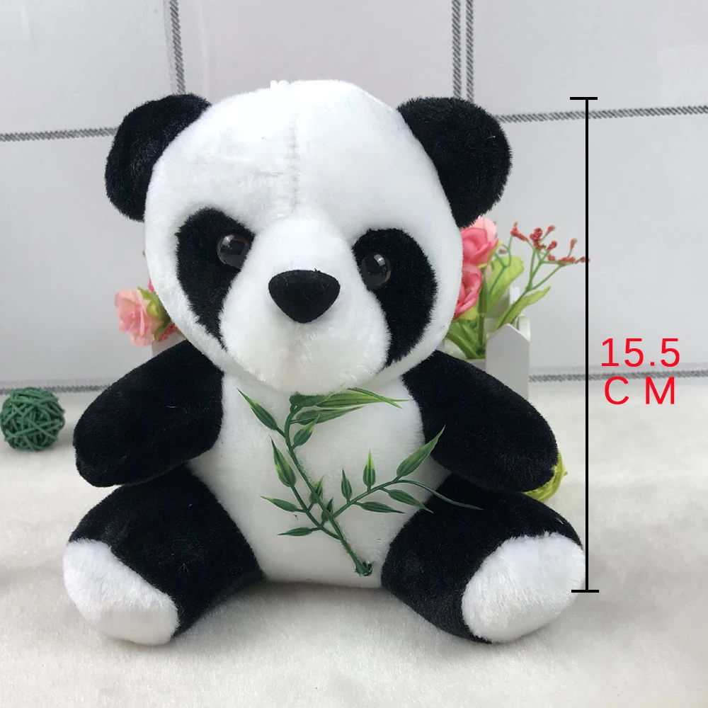 Kawaii панда плюшевая мягкая игрушка для детей букеты мягкий медведь животное нано
