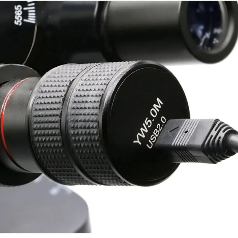 5MP USB Бесплатный диск CMOS цифровой микроскоп с камерой микроскоп электронный окуляр камера с адаптером кольцо калибровки сетка