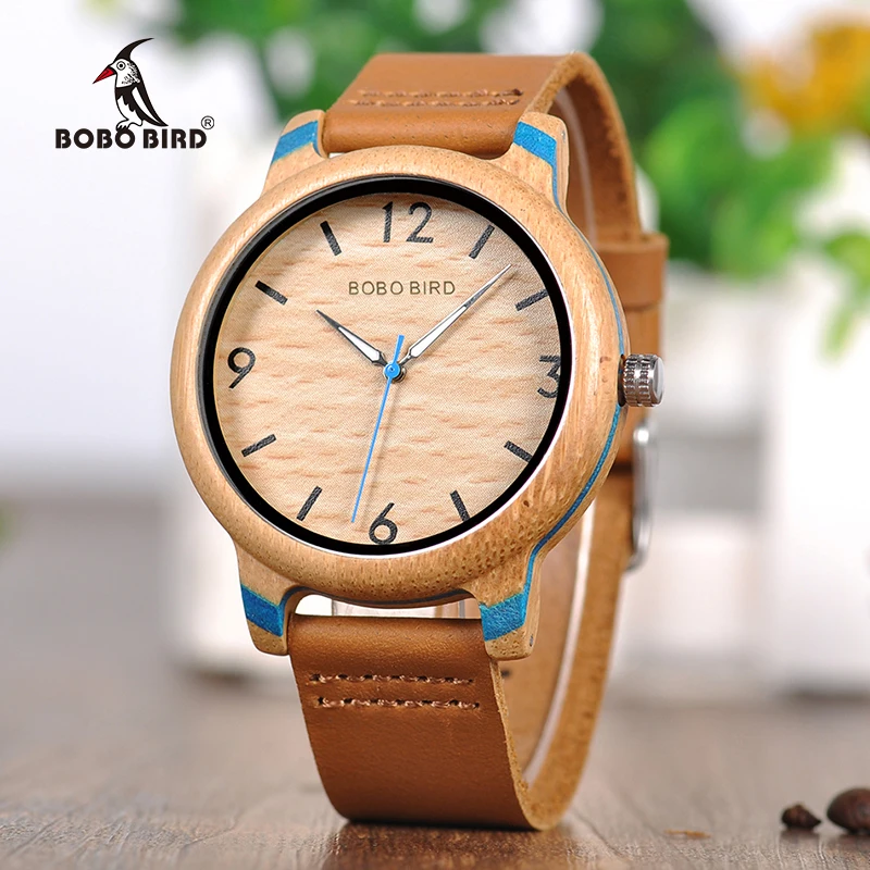 BOBO BIRD парные часы женские деревянные мужские кварцевые бамбуковые relogio feminino erkek kol