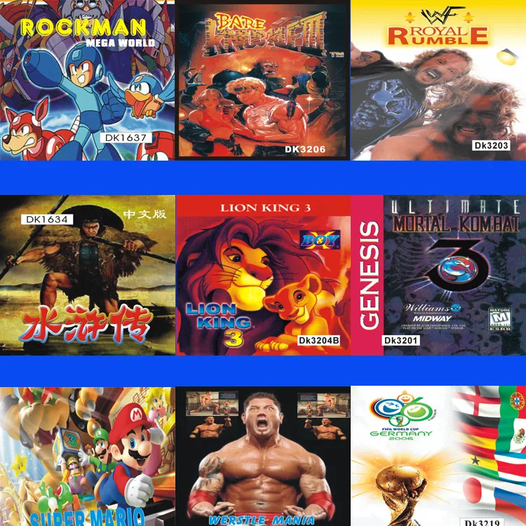 Игровые картриджи SEGA Genesis/MD system для игр на заказ | Электроника