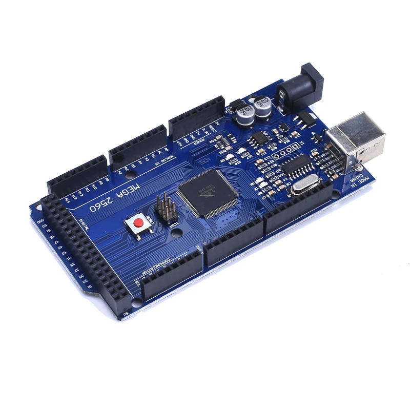 10 шт. Новинка года издания MEGA2560 Мега 2560 R3 REV3 ATmega2560-16AU CH340G доска на USB кабель, совместимый для arduino улучшить