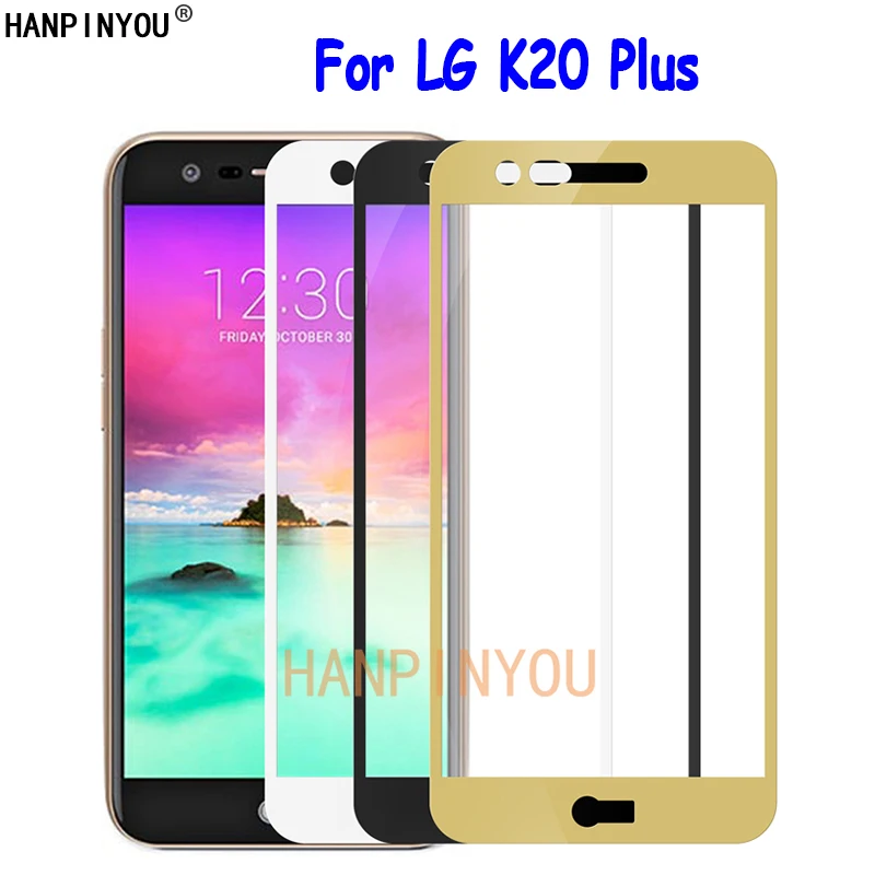 Для LG K20 Plus / K20plus TP260 5 3 &quotПолное покрытие закаленное стекло Защита для экрана