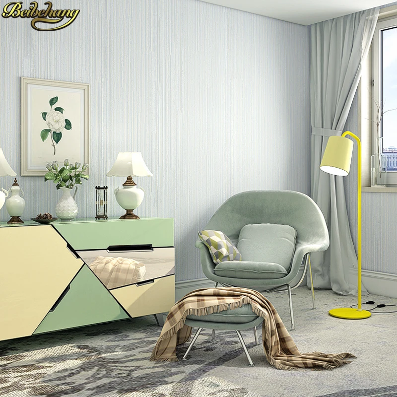 3D современные одноцветные обои для детской кухни серые бежевые белые полосатые