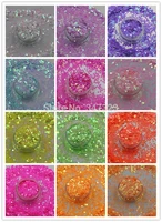 tct 098 2mm size iridescent pearlescent colors glitter bright decoration for nail design nail art and diy