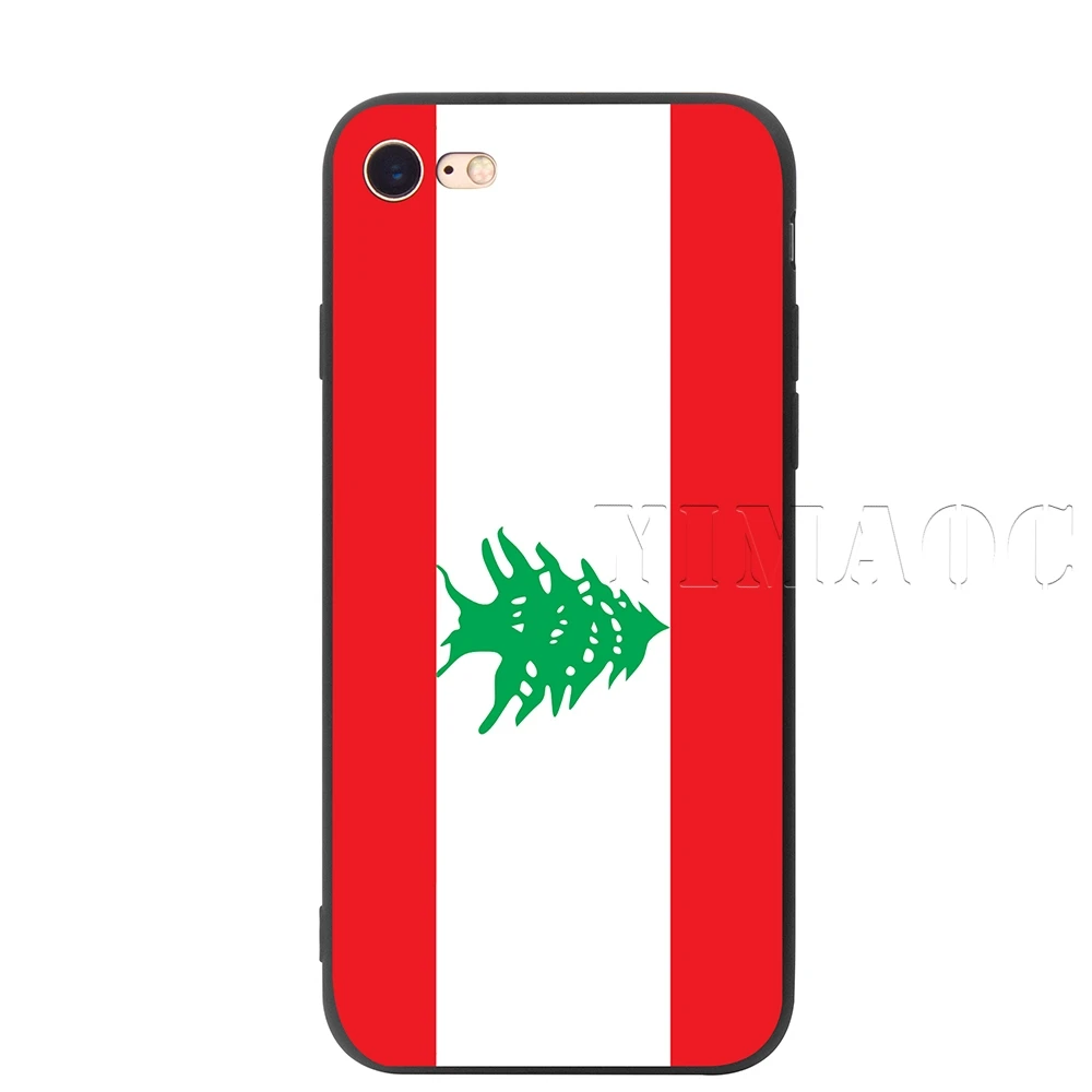 Мягкий силиконовый чехол YIMAOC lebanan Flag для iPhone 11 Pro XS Max XR X 8 7 6 6S Plus 5 5S SE - Цвет: 6