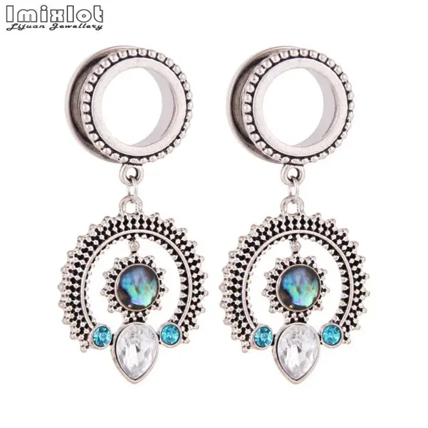 Style 3 1 шт. беруши из нержавеющей стали и тоннели пирсинг для уха винт подходит для расширения уха растягивается пирсинг телесные туннели ювелирные изделия для тела - Окраска металла: Style 3