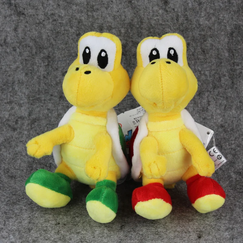 2 шт./лот 16 см Милая черепаха Koopa плюшевая кукла Горячая игра мягкая игрушка