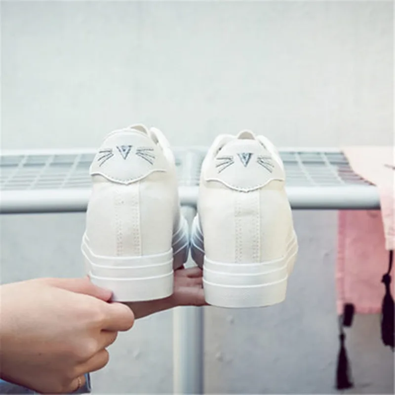 

2020 Height Increasing Women Casual Shoes Women New Arrival Breathable Canvas Shoes Fashion Sneakers Platform Women Shoes