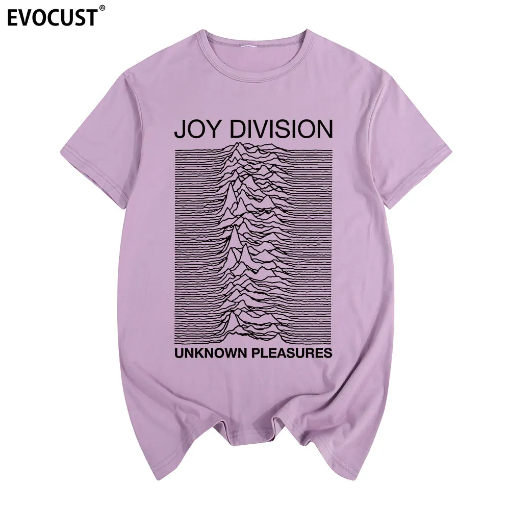 Футболка Joy Division Unknown pleasures в стиле панк-рок для мужчин и женщин хлопок модная