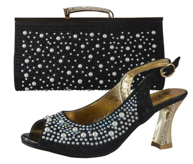 2017 Мода Фиолетовый Обувь С Соответствующими Сумки Установленные Для Свадьбы и