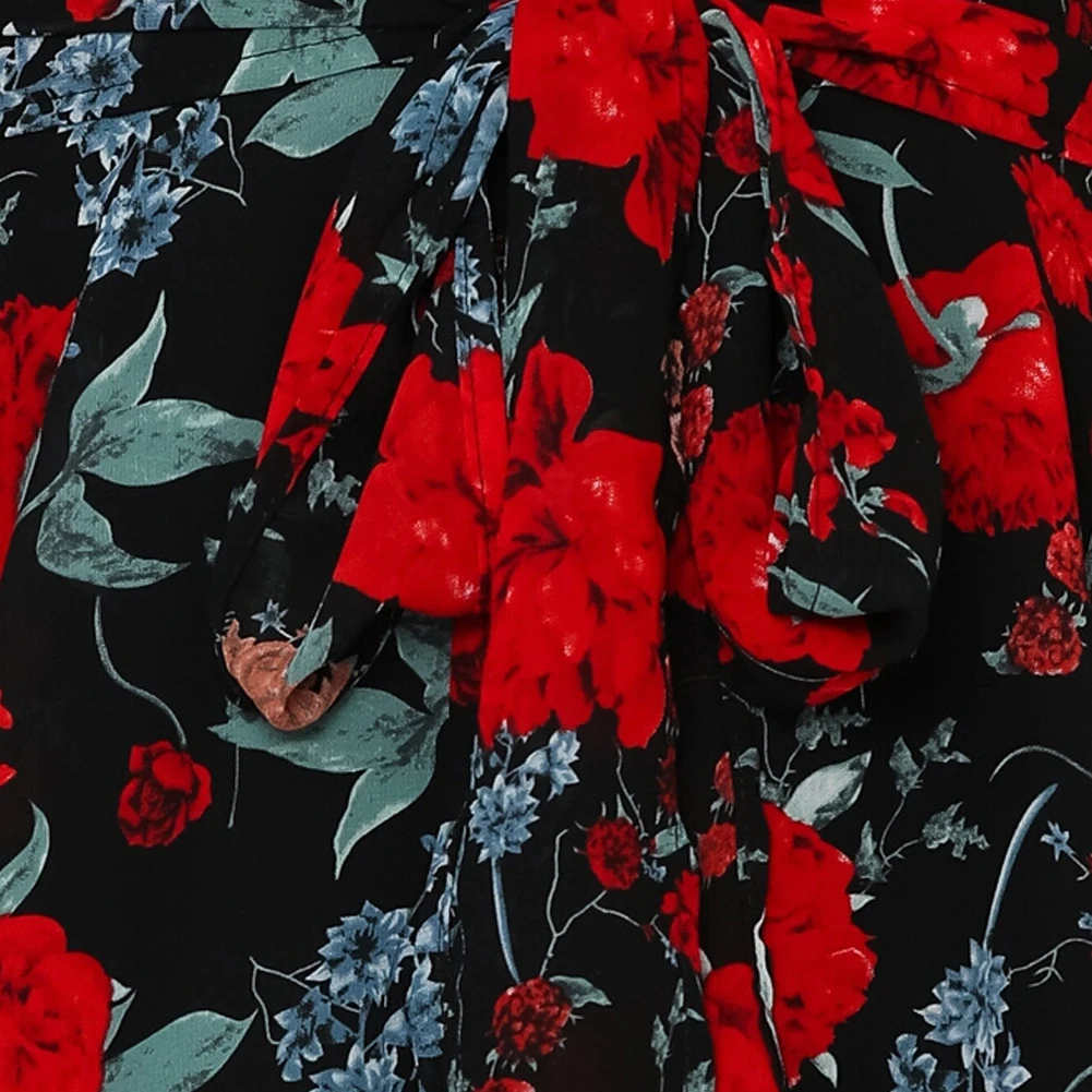 Женская Клубная одежда, Летний комбинезон, комбинезон, вечерние, Клубные, с длинным рукавом, с принтом, глубокий v-образный вырез, купальник