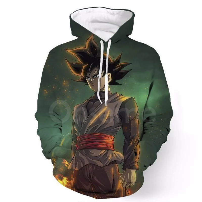 Аниме Толстовка для мужчин 3D принт Dragon Ball Z толстовки с капюшоном Нацу толстовки пуловеры для мужчин s Наруто верхняя одежда с длинными рукавами S-5XL