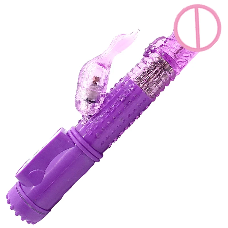 Кролик Клитор Вибратор G Spot вращение водонепроницаемый вибратор фаллоимитатор
